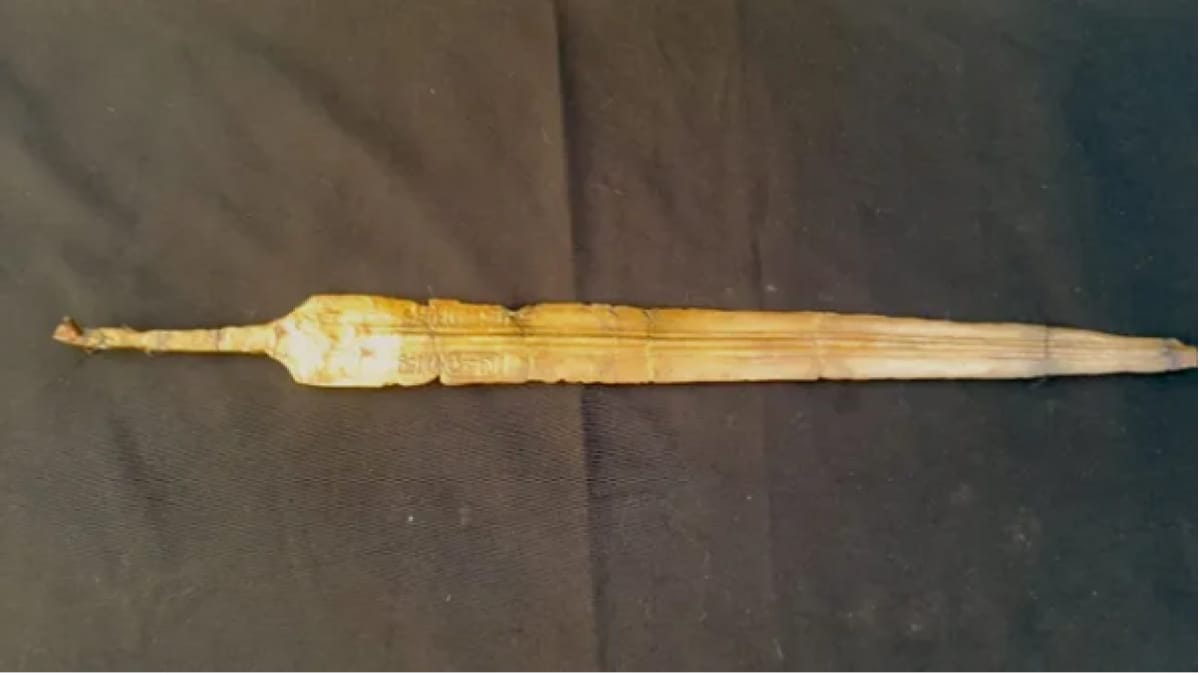 3,200-Year-Old Egyptian Military Barracks Found with Sword Inscribed with Ramesses II
