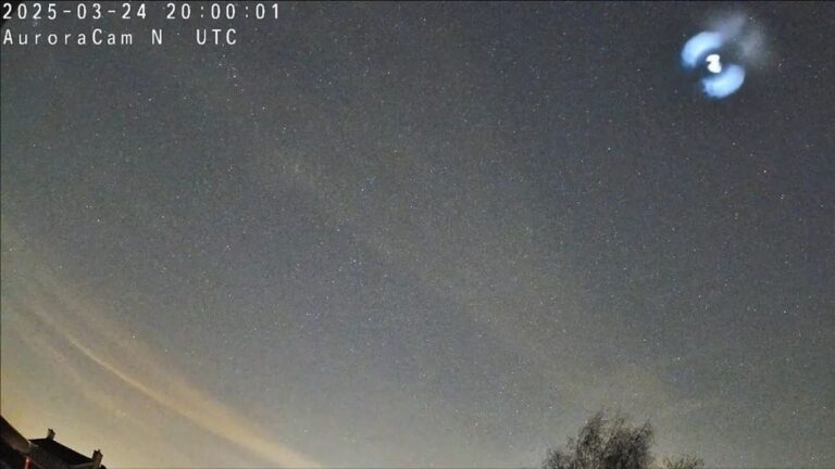 Mysterious Light Spiral Over Europe Traced to SpaceX Falcon 9 Reentry