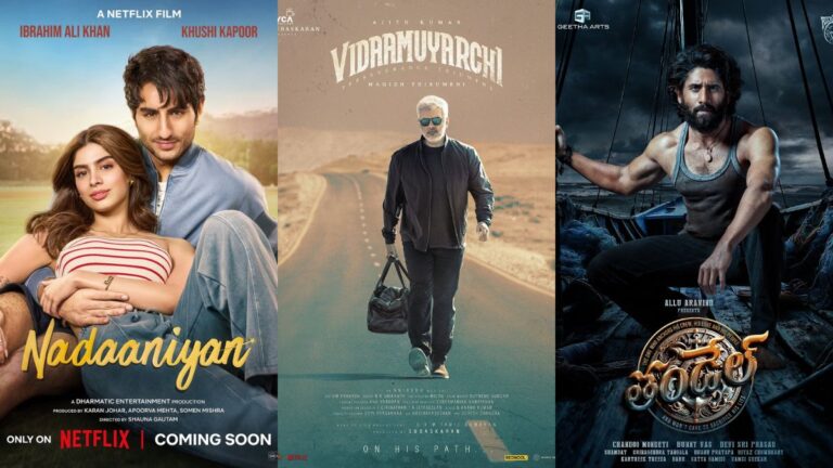 OTT Releases This Week (Mar 3 - Mar 9): Nadaaniyan, VidaaMuyarchi, Thandel, and More