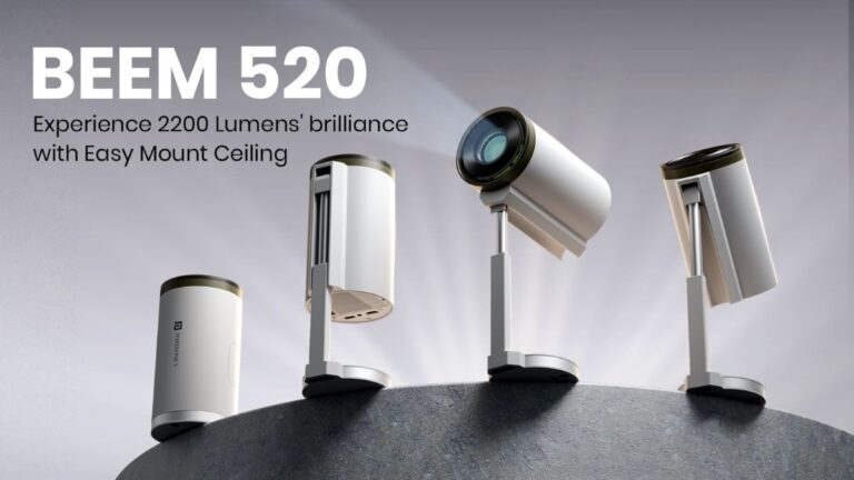 Portronics Beem 520 Smart LED Projector With 2,200 Lumens Brightness, In-Built OTT Apps Launched in India