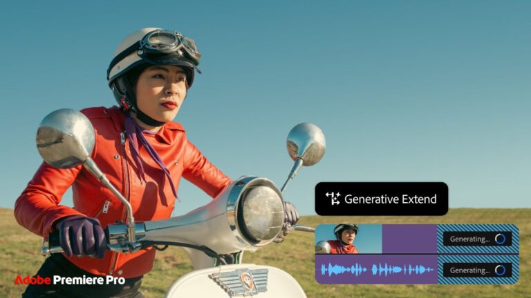 Adobe Adds New Features to Premiere Pro and After Effects, Makes Generative Extend Generally Available