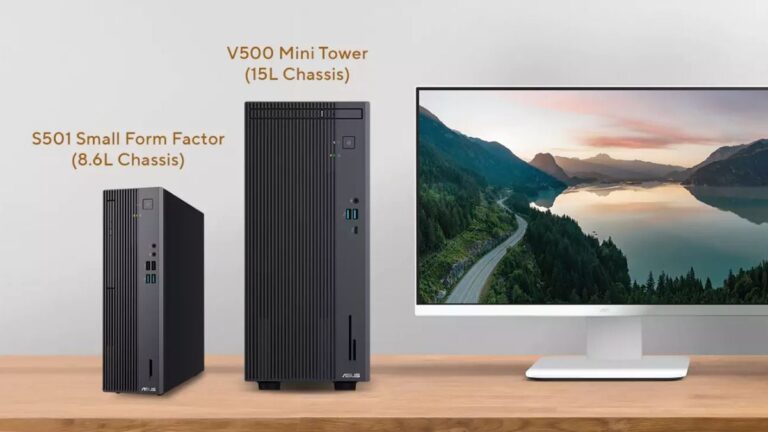 Asus V500 Mini Tower and Asus S501 Small Form Factor PC Launched in India: Price, Specifications