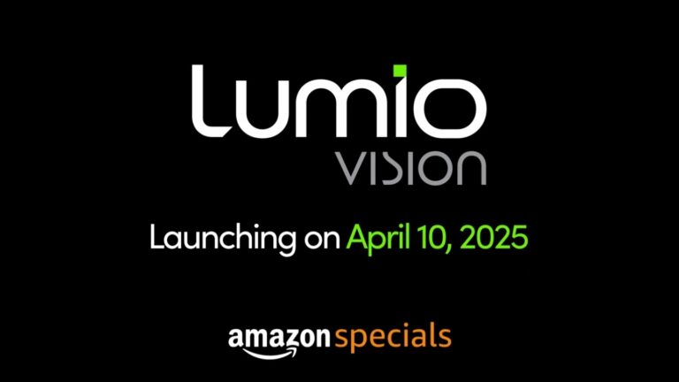 Lumio Vision Smart TVs to Launch in India on April 10; Amazon Availability Announced