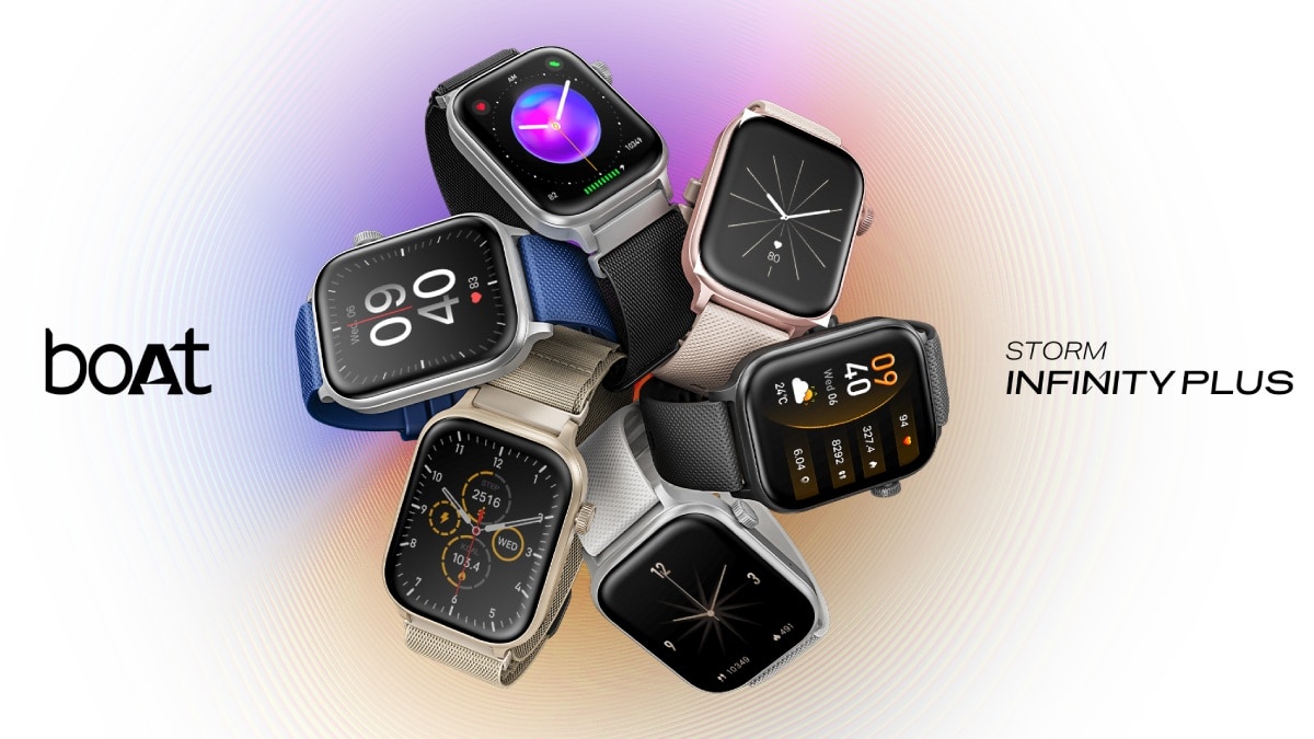 Boat Storm Infinity Plus Smartwatch With Up to 20 Days Battery Launched in India: Price, Specifications