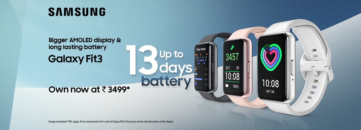 Samsung Galaxy Fit3: Premium Fitness Tracking at Just ₹3,499