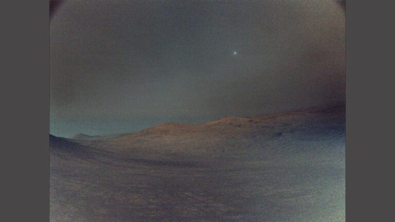 NASA’s Perseverance Captures Deimos Before Dawn in Striking Martian Sky Image