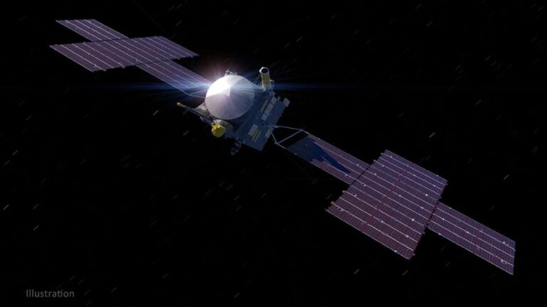 NASA’s Psyche Mission Encounters Pressure Drop, Backup Systems on Standby