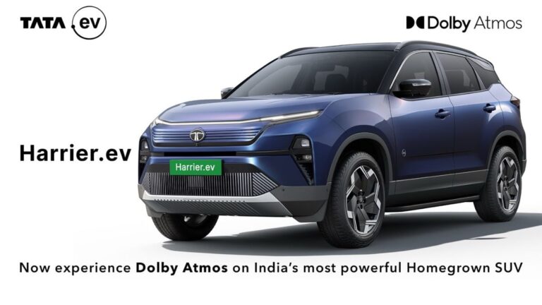 Tata Motors Brings Dolby Atmos to Harrier.ev Powered by Harman JBL Black Audio System