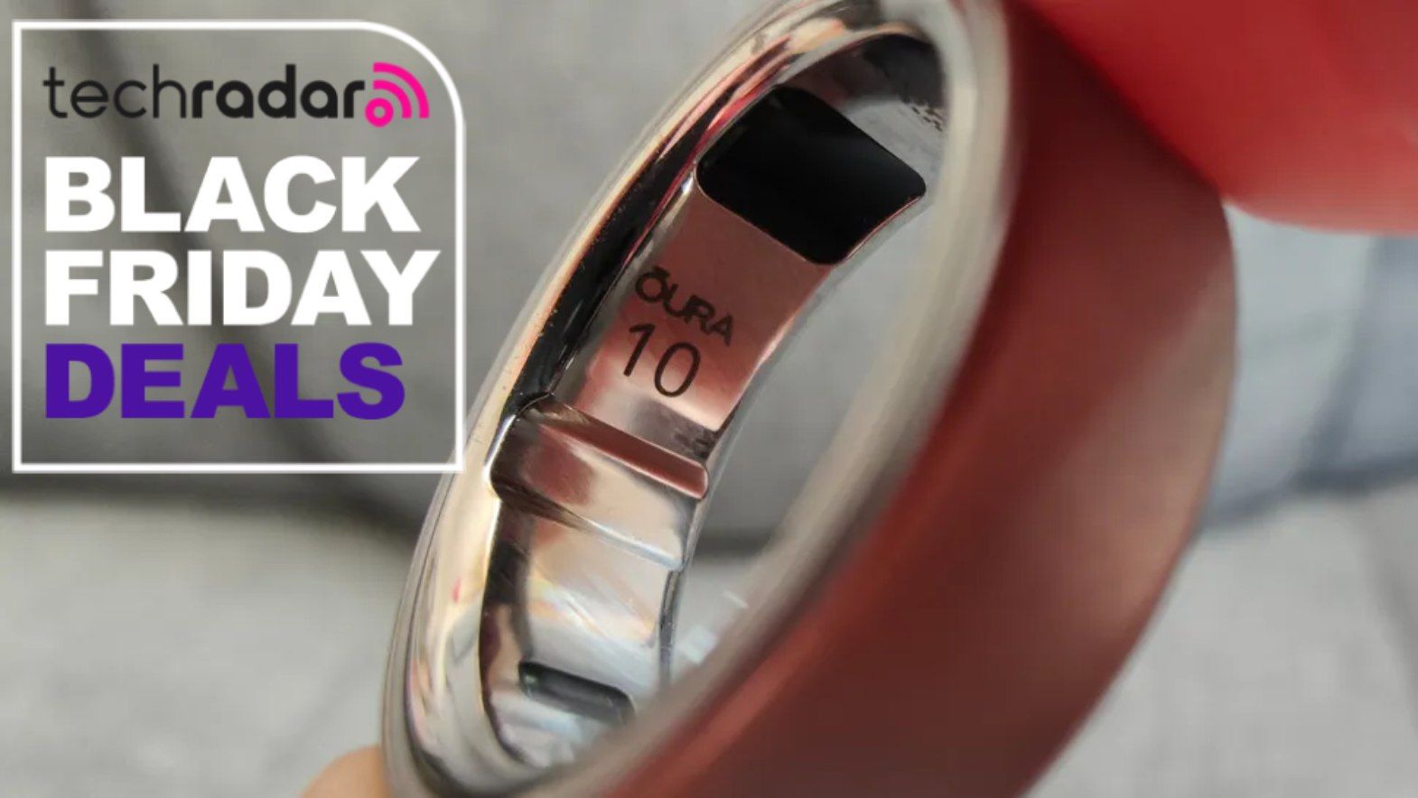 Oura Ring 4 size 10 close up