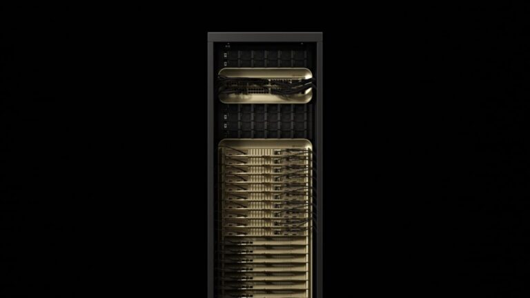 Nvidia GB300 NVL72 rack
