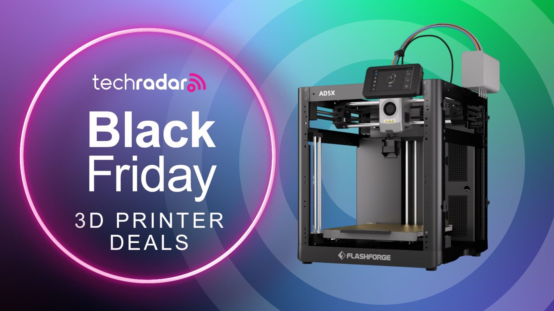 The Flashforge AD5X offers high-speed, full-color printing and it's just $319 for Black Friday
