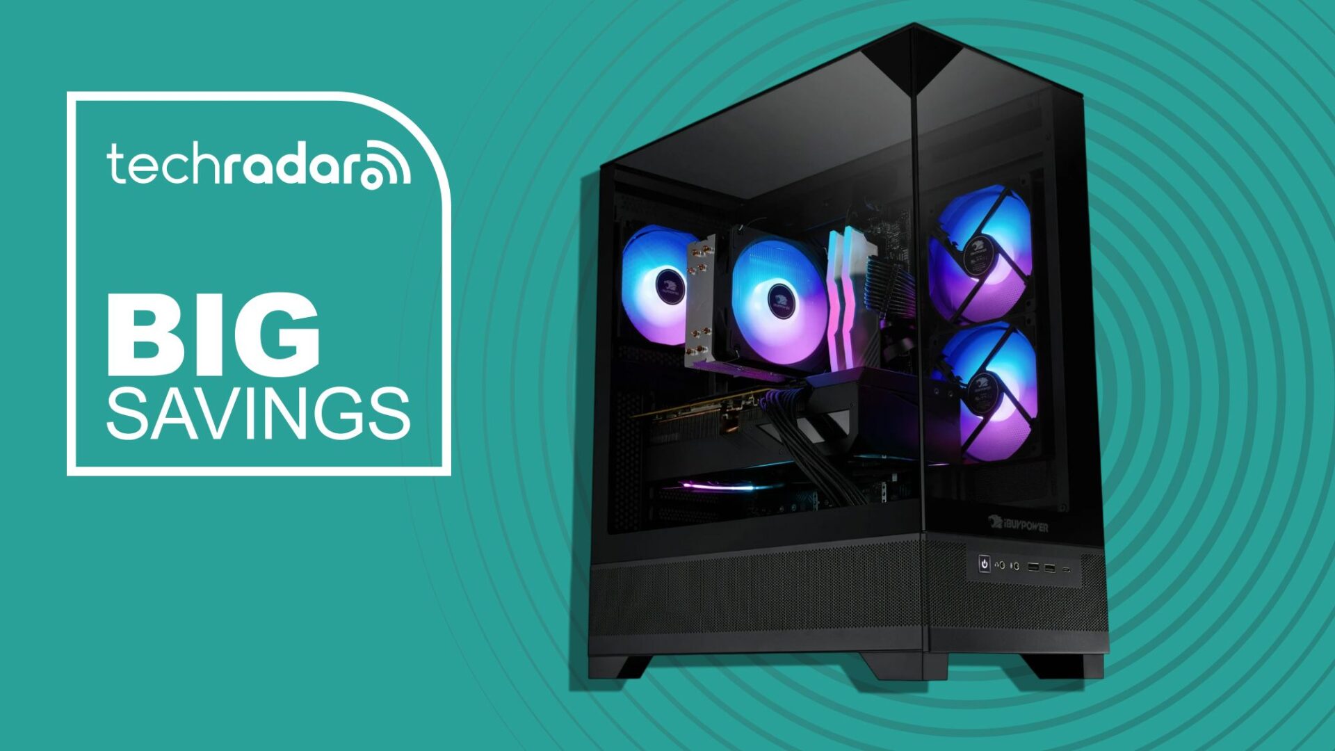 This iBuyPower desktop PC with Ryzen 7 performance and RTX 5060 Ti graphics is under $900 at Walmart