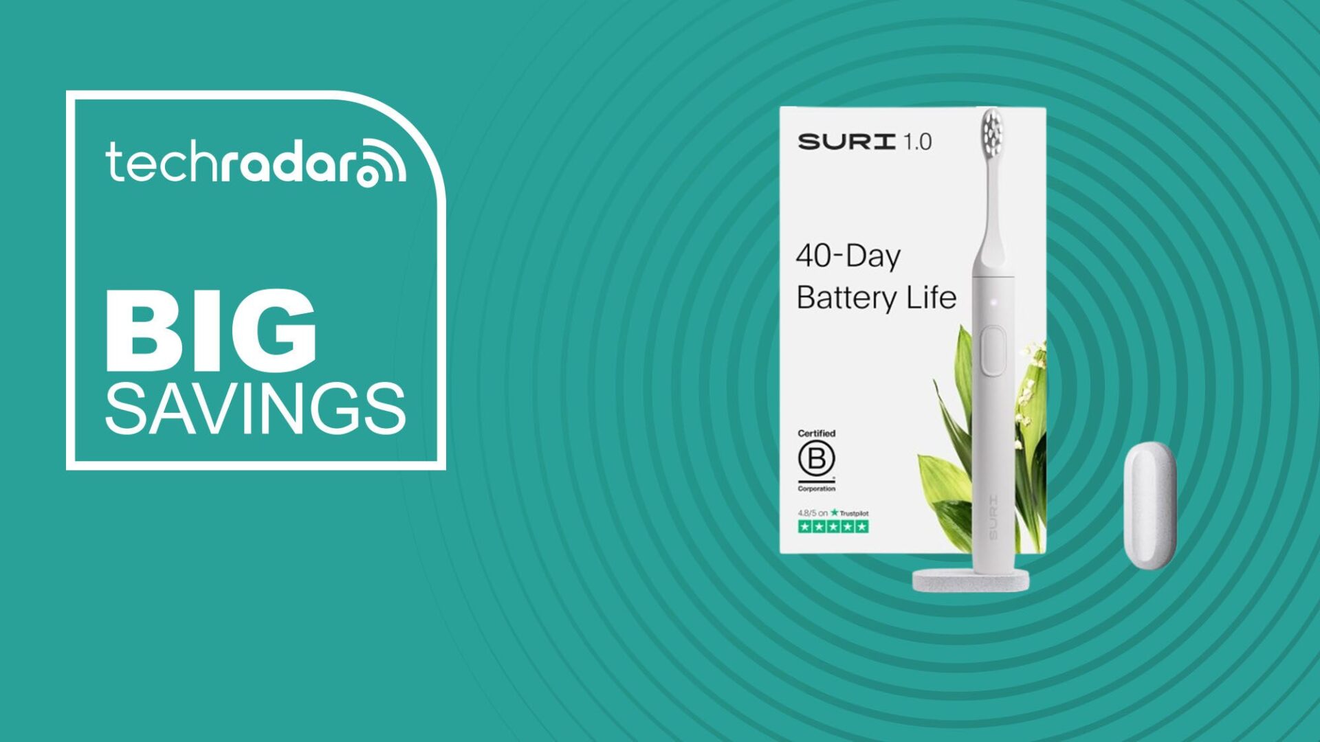 The Suri Sonic Electric Toothbrush is back to its lowest-ever Black Friday price