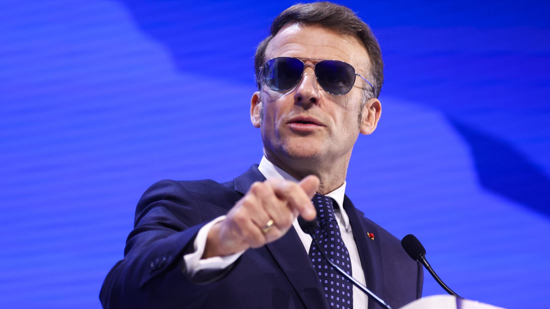 French President takes aim at ‘American platforms’ and ‘Chinese algorithms’ as France moves to ban social media for under-15s