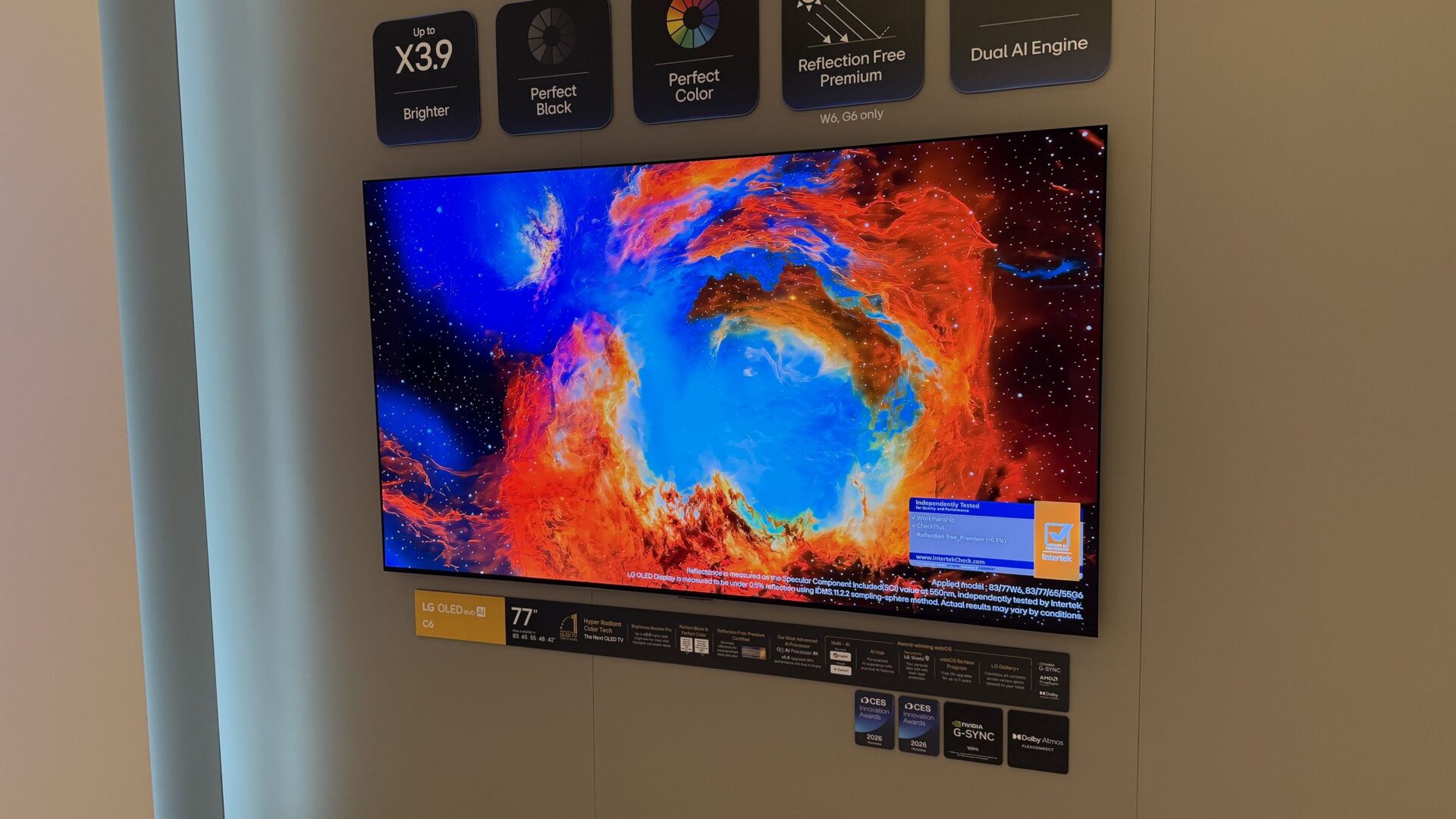 LG announces new OLED TVs at CES — brighter G6, the C6 splits in two, ultra-thin Wallpaper OLED, and the world's first 4K 120Hz cloud gaming TVs