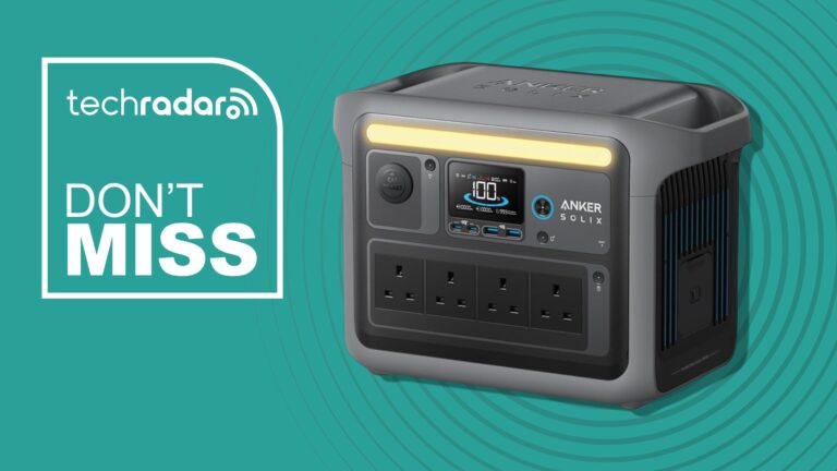 Anker Solix C1000 portable power station is discounted to £509 and delivers 1800W power, 2400W surge, and rapid recharging