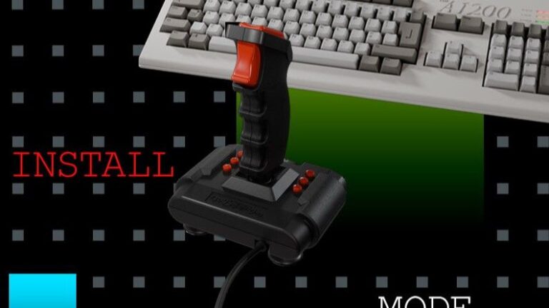 The QuickShot 2 retro joystick.