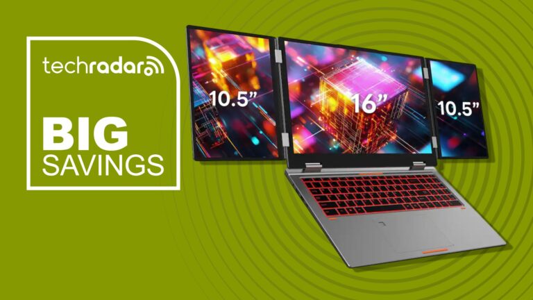 Hotface 16-inch triple-screen laptop is 55% off at Best Buy and comes with an Intel Core i7-12700H processor, 64GB RAM, and a 2TB SSD