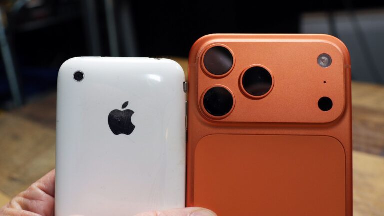 iPhone 3GS vs iPhone 17 Pro Max