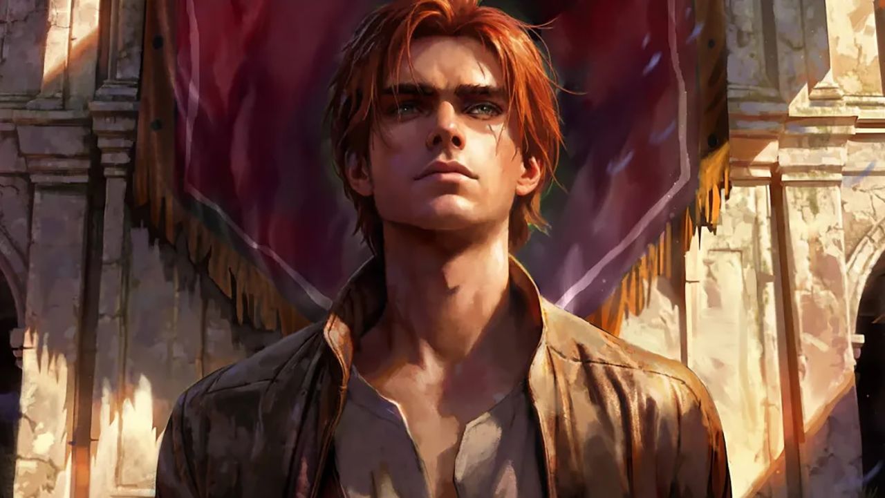 An animated image of Rand al'Thor from iwot Studios' forthcoming The Wheel of Time animated TV show