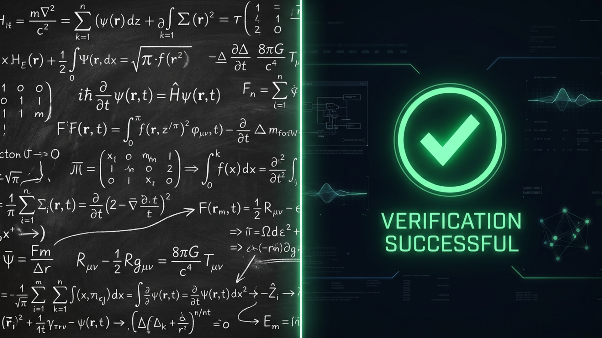 Complex mathematics solved and verified
