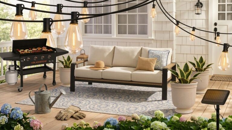 Create your dream backyard with Walmart's Patio and Garden Event — up to 50% off patio furniture, planters, grills, lawnmowers, and more