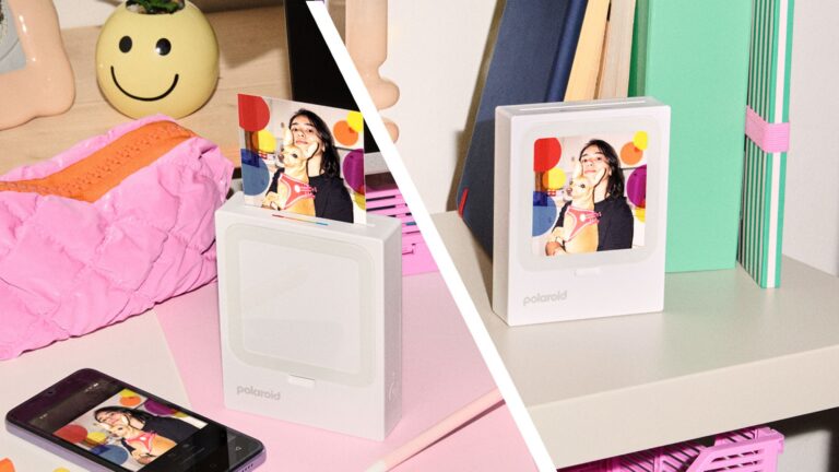 Forget digital photo frames — Polaroid’s unique photo printer with a built-in frame is perfect for analog fans