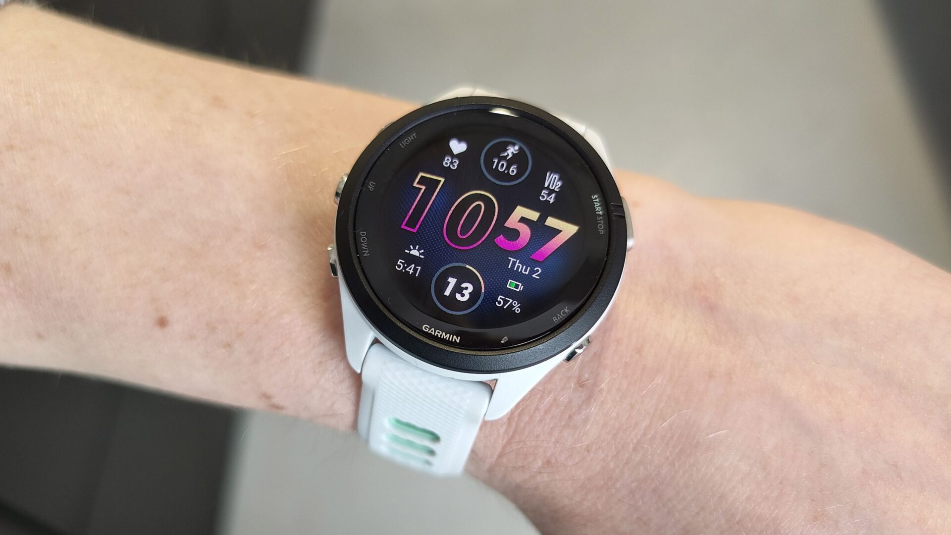 I ran my first marathon with the Garmin Forerunner 265s — it's 25% off right now, and I'd recommend it to almost every runner