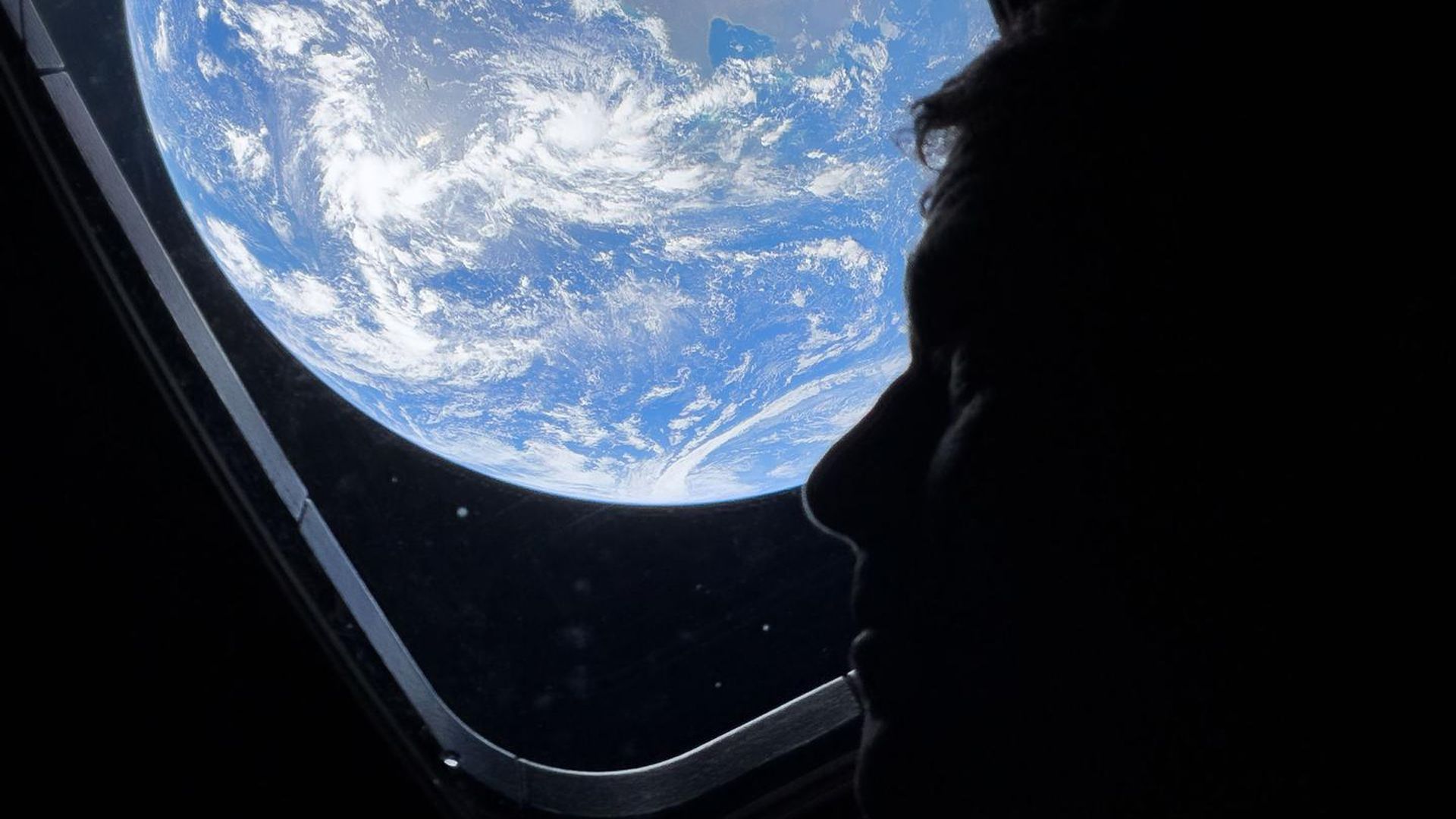 NASA image of earth taken on Orion with iPhone