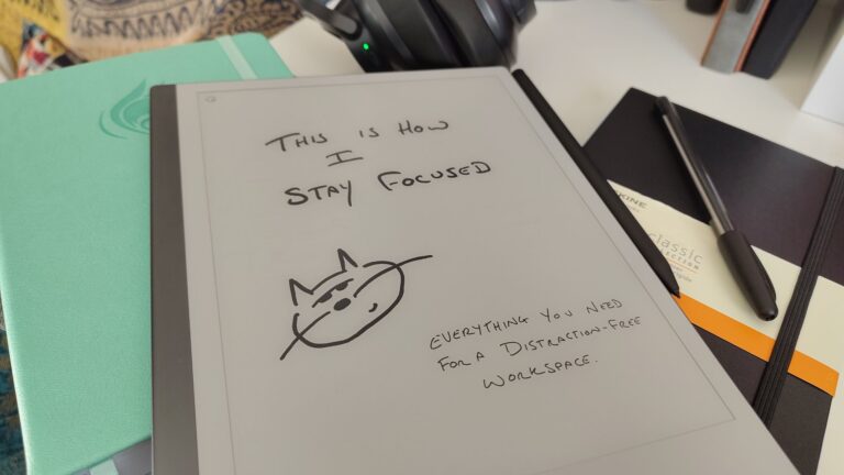 Why I made my work harder — All the gear that saves my focus