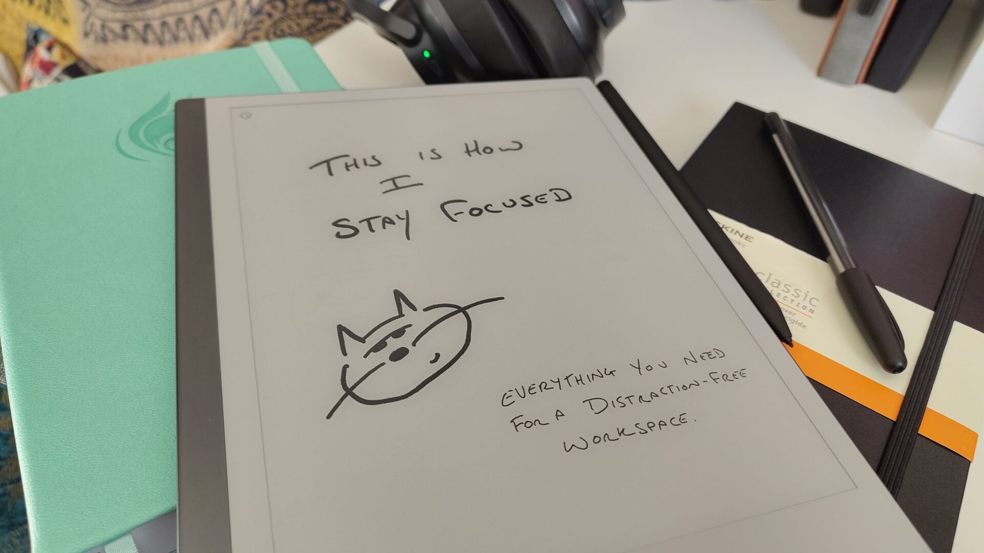 Why I made my work harder — All the gear that saves my focus