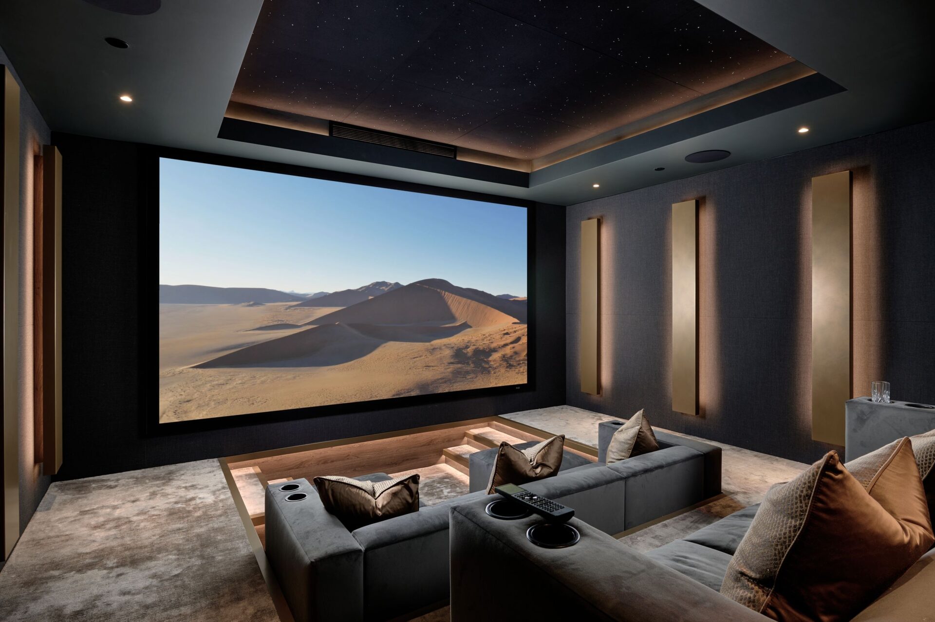You think your World Cup TV setup is good? This custom 9.4.4-channel Dolby Atmos home theater was designed for sports, with a unique smart 'Football Mode' and powerful sound that's probably louder than a real stadium crowd