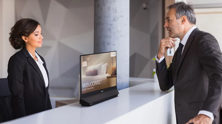 Philips dual-sided business monitor