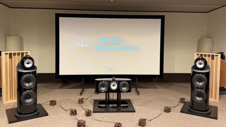 I heard a 9.4.6-channel Dolby Atmos system in Denon and Marantz's elite reference listening room in their Japan factory — here's what a best-in-class system with tech from Bowers & Wilkins, Oppo, and Sony can do