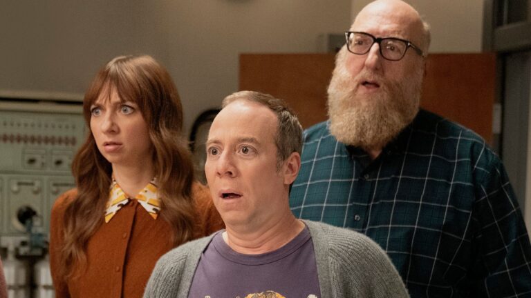 Stuart, Denise and Bert look shocked