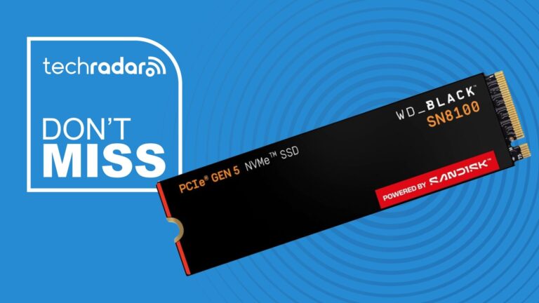 Save on WD-Black's blazing-fast SN8100 2TB Gen 5 SSD