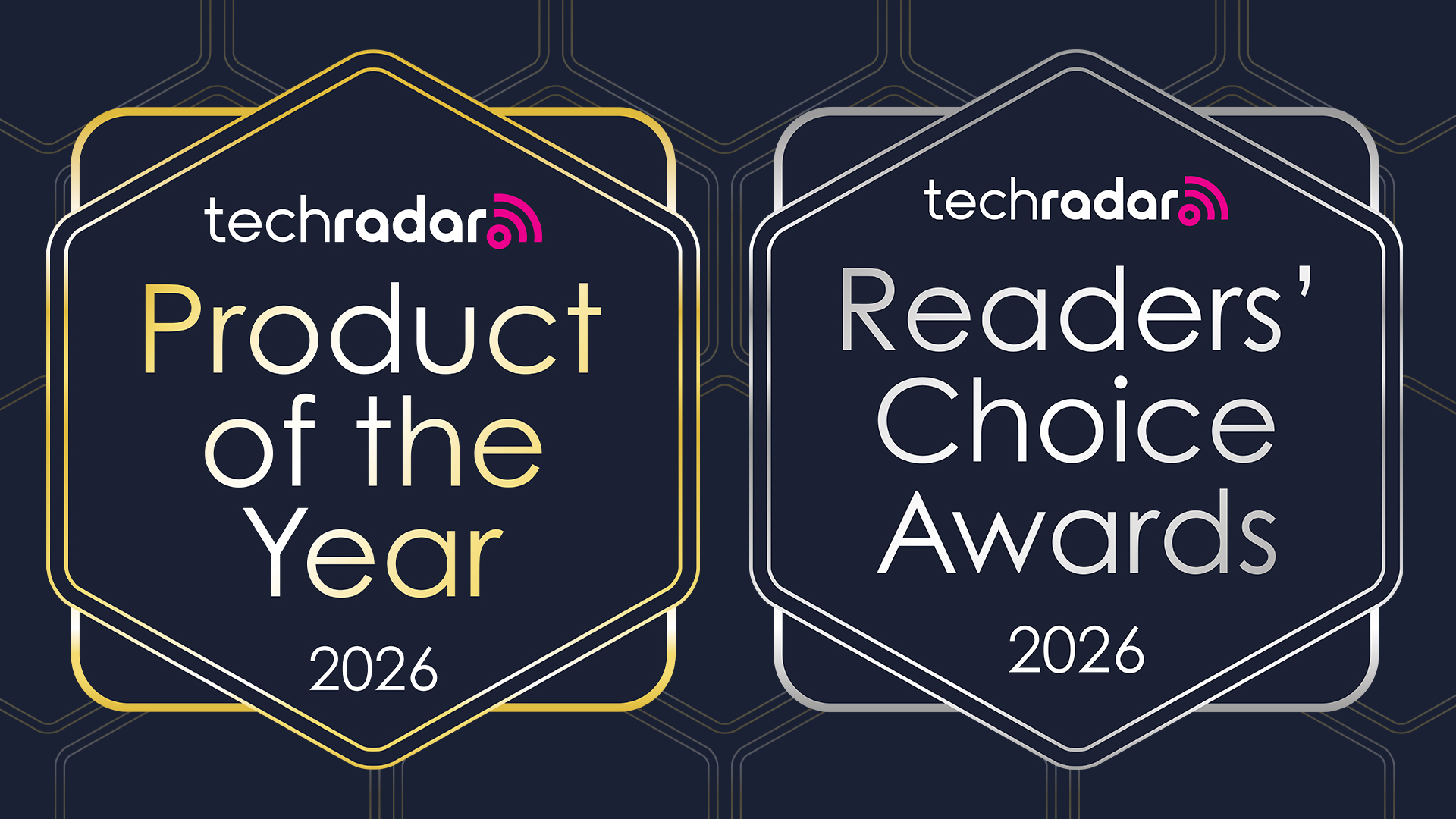 Two award logos. One says