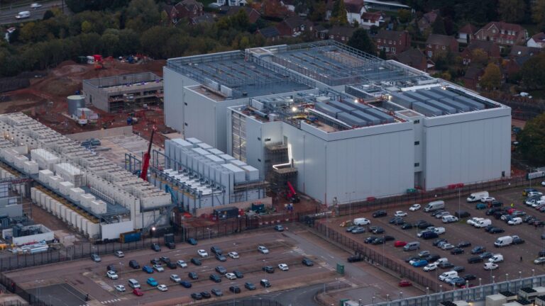 Cardiff, South Glamorgan, Wales, October, 30, 2025: Vantage Data Centers CWL1 Cardiff Hyperscale Data Center Campus