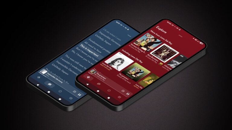 Qobuz screenshots on an Android phone