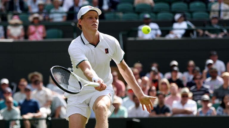 Jannik Sinner at Wimbledon 2026