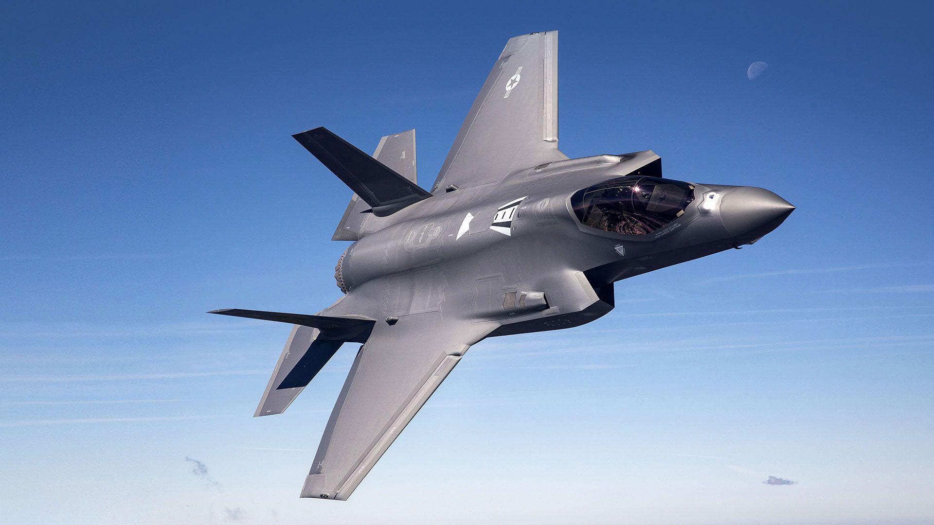 F-35 fighter jets in flight