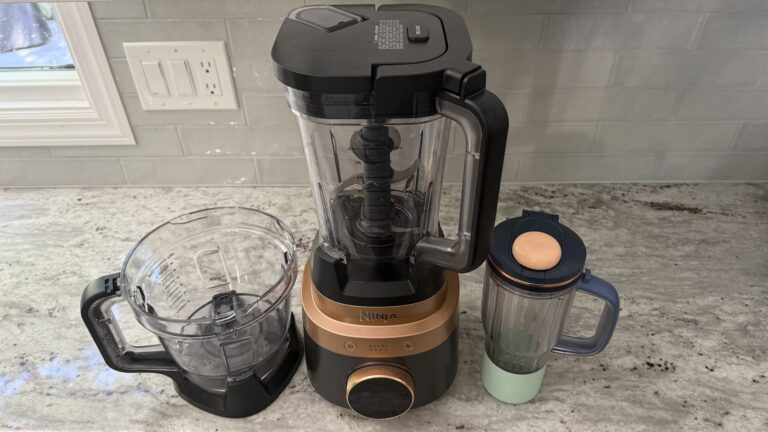 I went hands-on with the new Ninja CrushBOSS — and this three-in-one food processor and blender crushed through every food prep test I threw at it