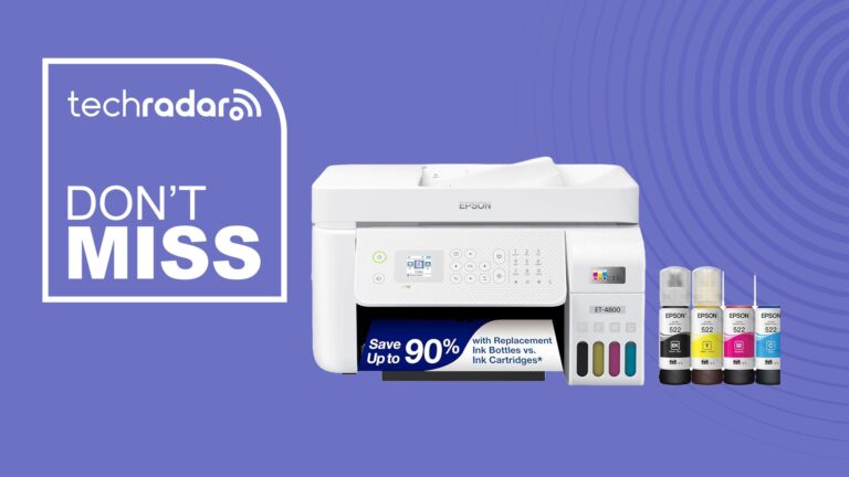 This Epson EcoTank ET-4800 deal is only $200 right now
