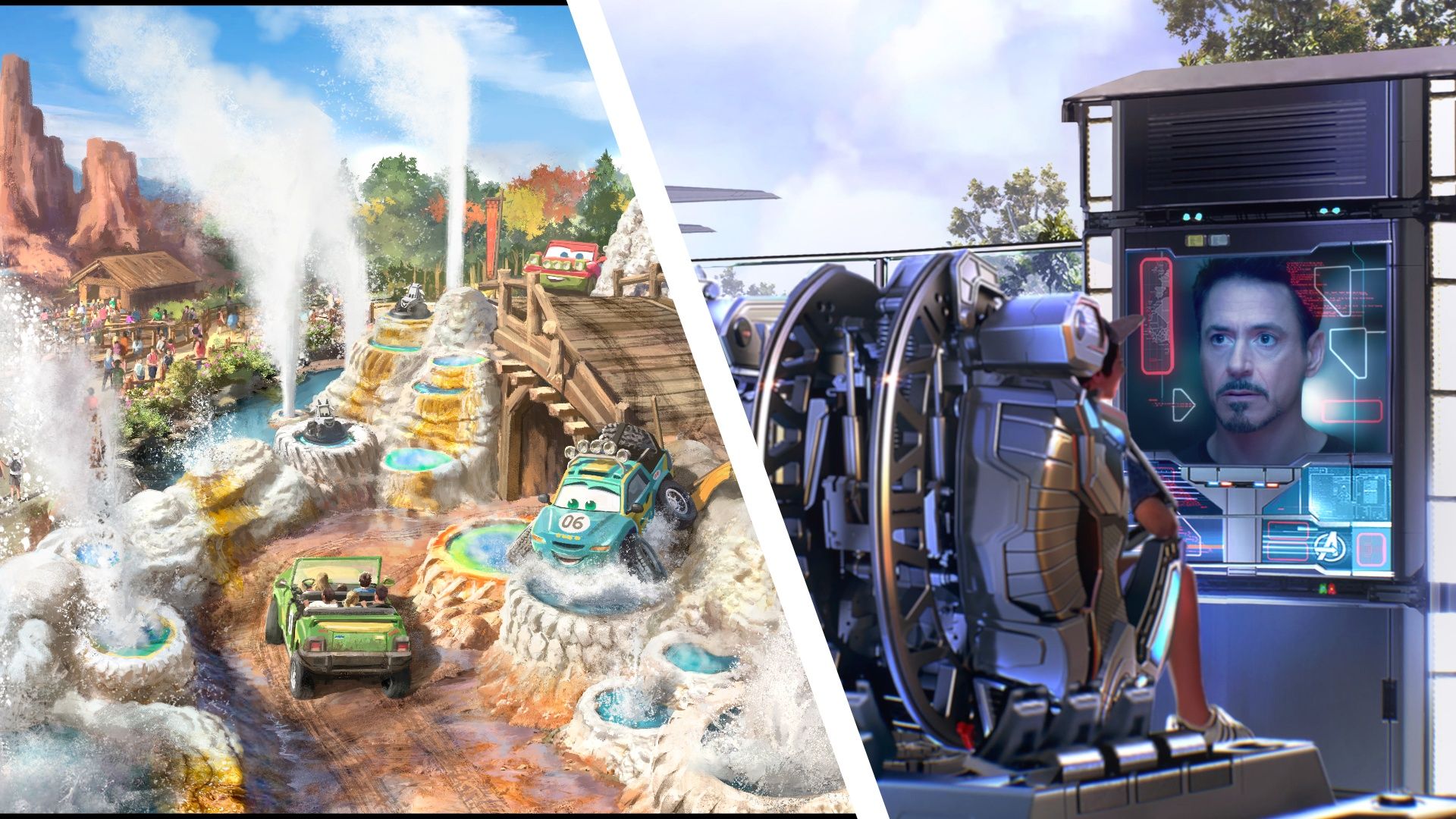 Disney Parks' D23 keynote was packed — here's everything new coming to Disney World and Disneyland, including Piston Peak, Avengers Campus, and Villains Land