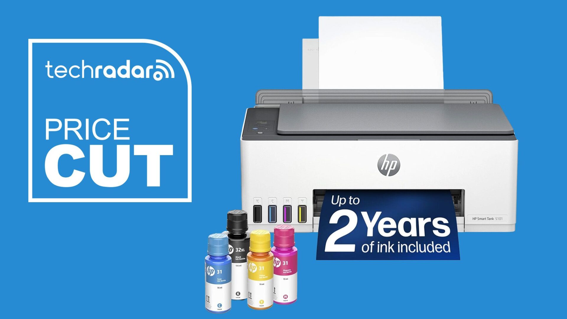 HP’s Smart Tank 5101 refillable ink tank printer drops to $170