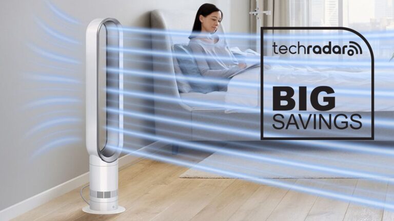 Dyson's popular bladeless tower fan delivers cool, clean air — and it just dropped to its lowest price yet at Amazon