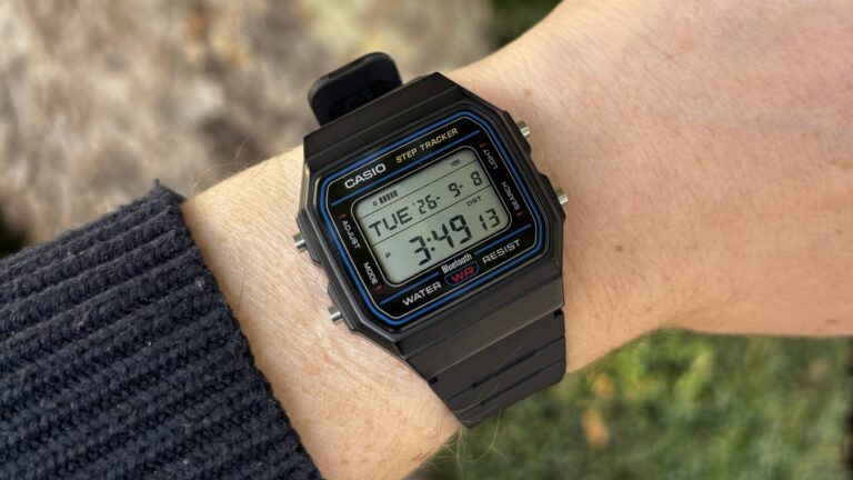 Casio’s F-B100W retro smartwatch launches in the US — $65 tracker lands with Bluetooth and step-tracking after selling out in Japan