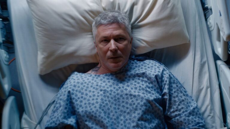 Aidan Gillen as Grinner McNair in Tall Tales &amp; Murder