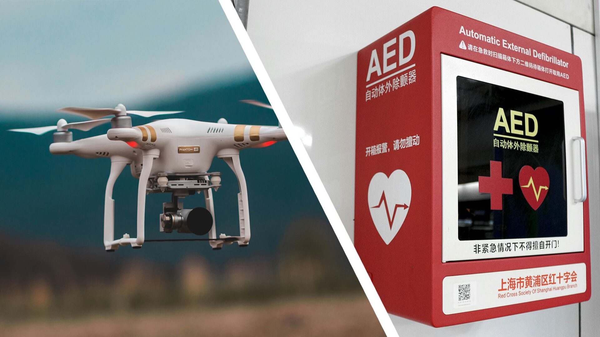 Study shows using drones to deliver defibrillators could more than double the chances of reaching cardiac arrest patients quickly