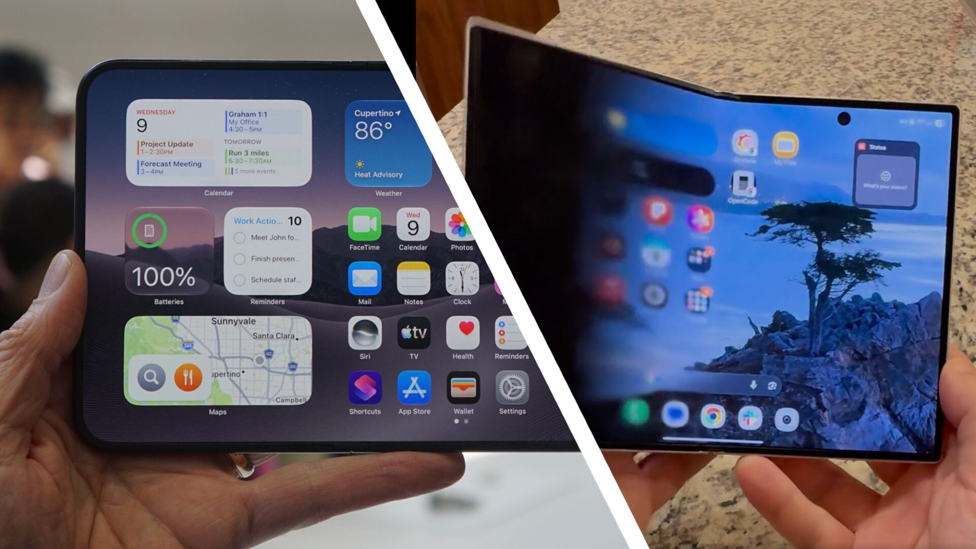 That was quick: someone already got the iPhone Duo's clever animation working on a Samsung Galaxy Z Fold 8
